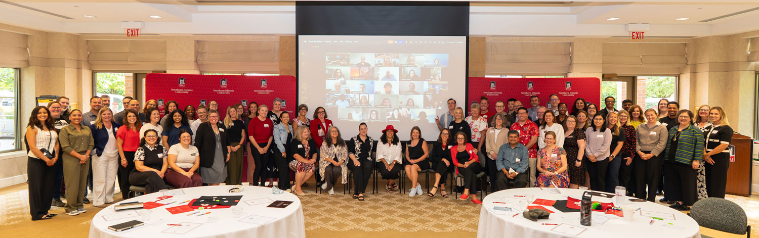 People meeting at an Outreach, Engagement and Regional Development event